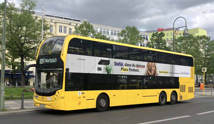 BVG Alexander Dennis Enviro500MMC 3706